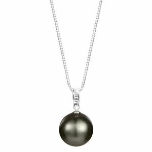 JwL Luxury Pearls Colier de argint cu adevărată perla tahitiană mare JL0567 (lanț, pandantiv) imagine