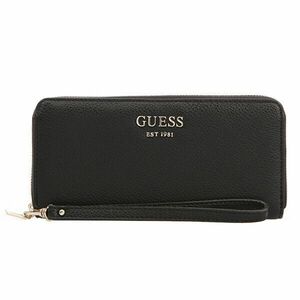 Guess Portofel pentru femei Vikky Slg Large Zip Around black-bla imagine