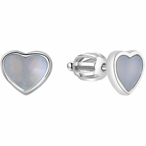 Beneto Cercei de inimă din argint cu mama perlă AGUP1653S imagine