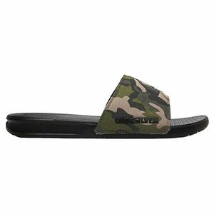 Quiksilver Papuci pentru bărbați Bright Coast Slide Green / Brown / Black AQYL100956 -XGCK 46 imagine