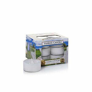 Yankee Candle Lumânare-pastilă aromatică Clean Cotton 12 x 9, 8 g imagine