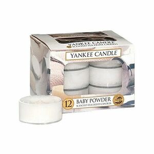 Yankee Candle Lumânare-pastilă aromatică Baby Powder 12 x 9, 8 g imagine