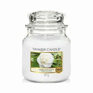 Yankee Candle Lumânare aromatică Medie Classic Camellia Blossom 411 g imagine