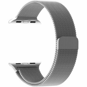 4wrist Curea de oțel pentru Apple Watch - Silver 42/44/45 mm imagine
