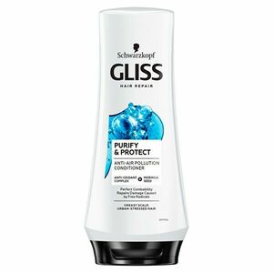 Gliss Kur Balsam regenerator pentru păr gras Purify & Protect 200 ml imagine