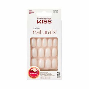 KISS Unghii naturale potrivite pentru lăcuire 65995 Salon Naturals(Nails) 28 buc imagine
