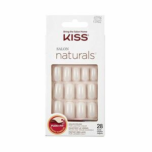 KISS Unghii naturale ideale pentru decorare 65996 Salon Naturals (Nails) 28 buc imagine
