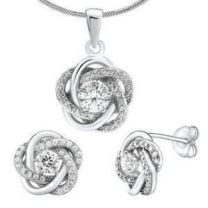 Silvego Set de bijuterii din argint cu zirconi Rosalyn JJJS0088 (cercei, pandantiv) imagine