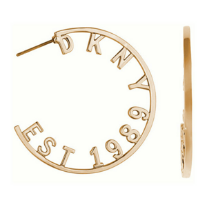 DKNY Cercei rotunzi cu logo 5547961 imagine