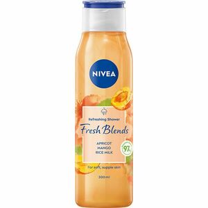 Nivea Gel de duș revigorant Fresh Blends Apricot, Mango, Rice Milk (Refreshing Shower) 300 ml imagine