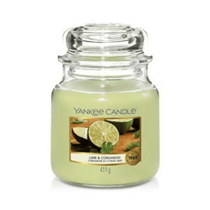 Yankee Candle Lumânare aromatică Classic medie Lime & Coriander 411 g imagine