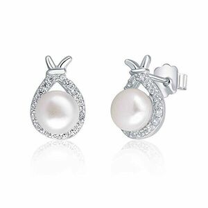 JwL Luxury Pearls Cercei din argint strălucitori, cu perle și zirconiu JL0605 imagine