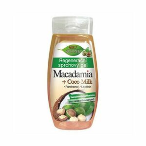Bione Cosmetics Gel de duș regenerant Macadamia + Coco Milk 260 ml imagine