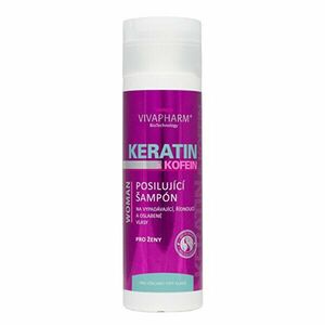 Vivapharm Balsam/mască de păr regenerant cu keratină și cofeină pentru femei 200 ml imagine