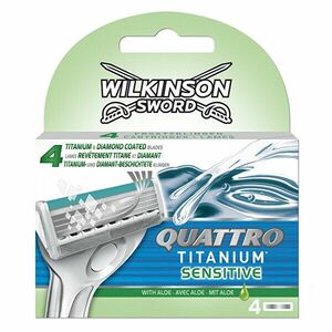 Wilkinson Sword Capete de rezervă Quattro Titanium Bulldog Sensitive4 buc imagine
