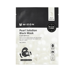 Mizon Mască iluminatoare cu extracte de perle (Pearl Solution Black Mask) 25 g imagine