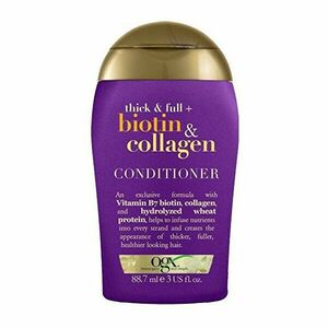 OGX Balsam biotin-colagen 88 ml mini, pentru un păr mai des și mai mai voluminos. imagine