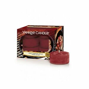 Yankee Candle Lumânări aromatice de ceai Crisp Campfire Apples 12 x 9, 8 g imagine