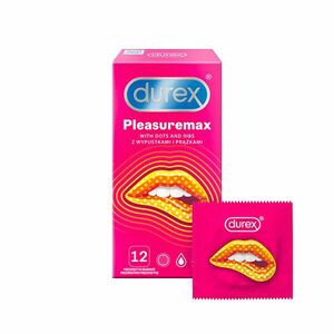 Durex prezervative Pleasuremax 12 buc imagine