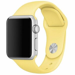 4wrist Curea de silicon pentru Apple Watch - Yellow 42/44/45 mm- S/M imagine