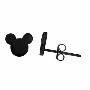 Troli Cercei negri de design Mickey Mouse imagine