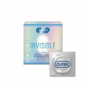 Durex Prezervative Invisible XL 3 buc. imagine