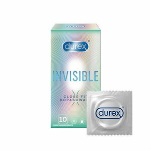 Durex Prezervative Invisible Close Fit 10 buc. imagine