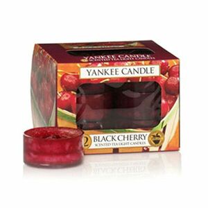 Yankee Candle Lumânări aromatice de ceai Black Cherry 12 x 9, 8 g imagine