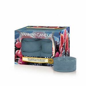 Yankee Candle Lumânări aromatice de ceai Mulberry & Fig Delight 12 x 9, 8 g imagine