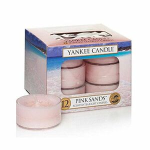 Yankee Candle Lumânări aromatice de ceai Pink Sands 12 x 9, 8 g imagine