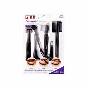 KISS Set pentru aranjarea sprâncenelor Beautiful Tool Kit Brows imagine