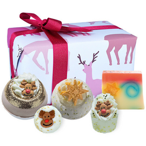 Bomb Cosmetics Set cadou pentru baie Rudolph Nose Nest imagine