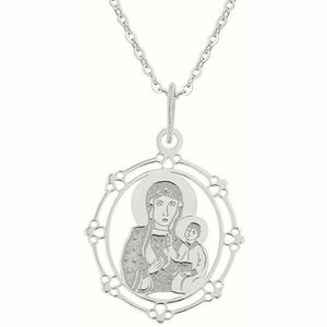 Praqia Jewellery Colier din argint Credință și dragoste KO0867_BR030_43-7 (lanț, pandantiv) imagine