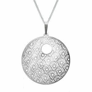Praqia Jewellery Colier din argint Whirling KO1277V_CU050_50 (lanț, pandantiv) imagine