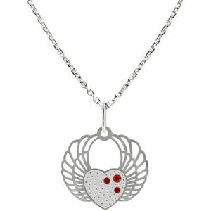 Praqia Jewellery Colier Romantic din argint Inimă KO5134_MO040_45 (lanț, pandantiv) imagine