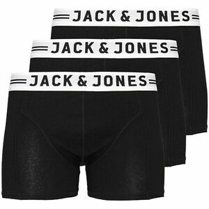 Jack&Jones 3 PACK - boxeri pentru bărbați SENSE 12081832 Black 3XL imagine