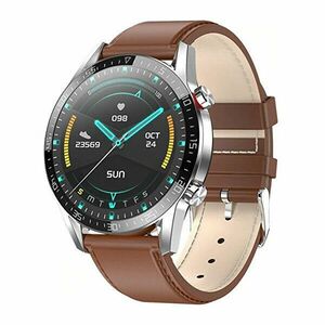 Wotchi Smartwatch WT34BL - Brown Leather imagine