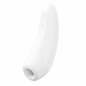 Satisfyer Vibrator pentru stimularea clitorisului Curvy 1+ White imagine