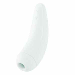 Satisfyer Vibrator pentru stimularea clitorisului Curvy 2+ White imagine