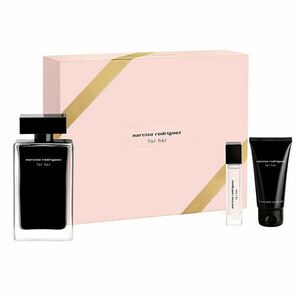 Narciso Rodriguez For Her - EDT 100 ml + loțiune de corp 50 ml + EDT 10 ml imagine