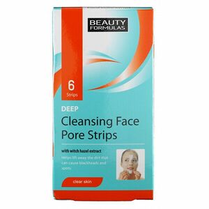 Beauty Formulas Benzi de curățare pentru piele(Deep Cleansing Face Pore Strips) 6 buc imagine