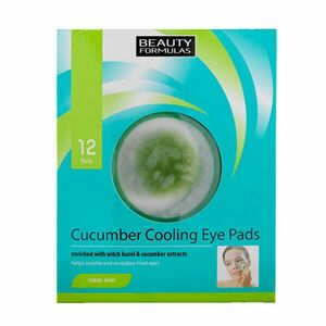 Beauty Formulas Pernă de răcire sub ochi(Cucumber Cooling Eye Pads) 12 buc imagine