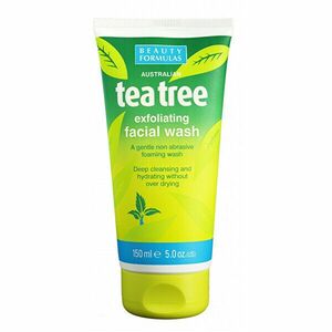 Beauty Formulas Gel de curățare exfoliantTea Tree(Exfoliating Facial Wash) 150 ml imagine