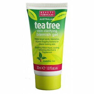 Beauty Formulas Gel antiinflamator pentru TenTea Tree(Skin Clarifying Blemish Gel) 30 ml imagine