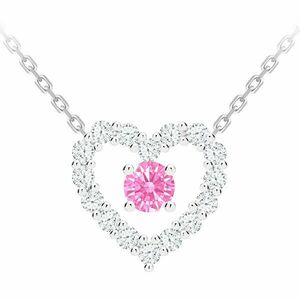 Preciosa Romanticcolier de argint First Love cu zirconiu cubic Preciosa 5302 69 imagine