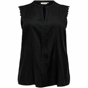 ONLY CARMAKOMA Bluză pentru femei CARMUMI 15187018 Black 4XL imagine