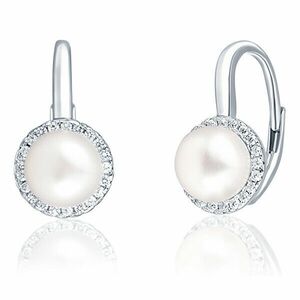 JwL Luxury Pearls Cercei din argint eleganți, cu perle și zirconiu JL0640 imagine
