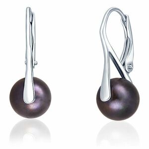 JwL Luxury Pearls Cercei din argint fini cu perlă neagra adevărată JL0650 imagine