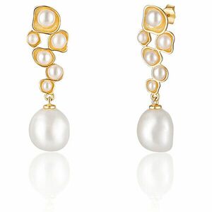 JwL Luxury Pearls Cercei placați cu aur cu perle JL0655 imagine