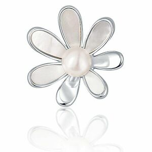 JwL Luxury Pearls Broșă de perle 2in1 cu perle albe reale și sidef JL0660 imagine